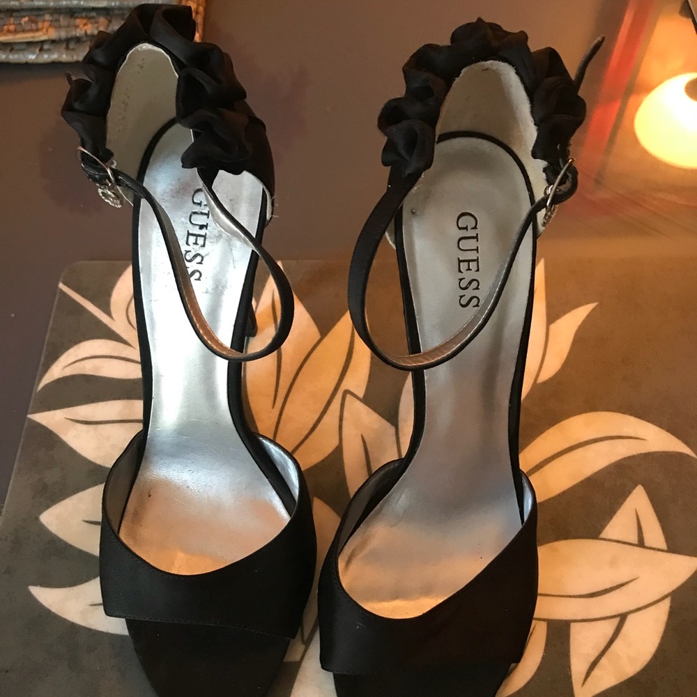 Guess Ruffle Back Evening Shoe - Picture 3 of 4